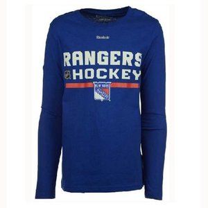Reebok New York Rangers Authentic Freeze Long Sleeve T-Shirt, Big Boys (8-20) La